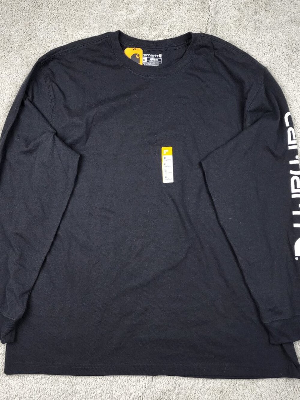 Carhartt Men's Long Sleeve Heavyweight Loose Fit Logo Graphic Shirt XL New Tags